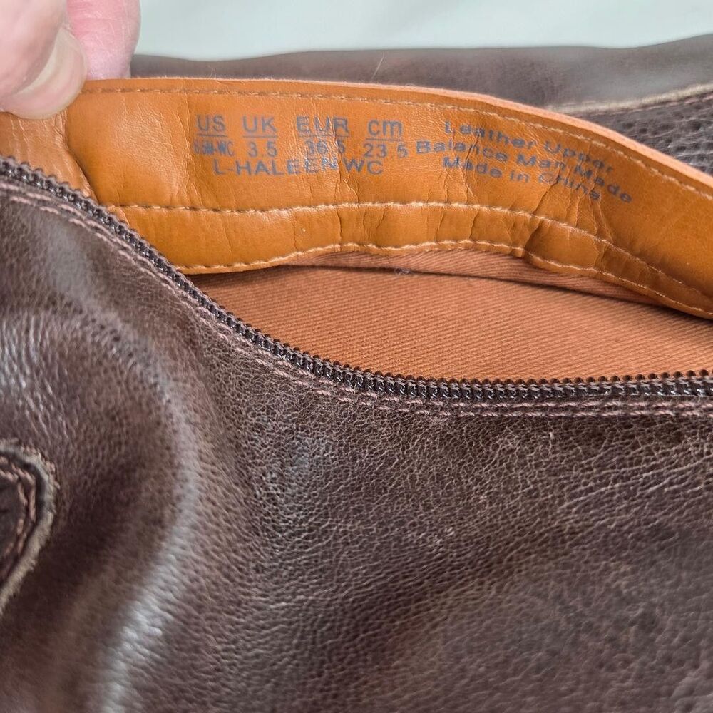 FRANCO SARTO Women Brown Over The Knee Haleen Leather Boots Shoes 6.5 Wide Calf - Picture 7 of 8
